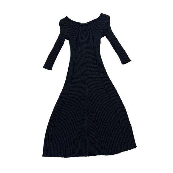 Peruvian Connection Dresses & Skirts - NWT Peruvian Connection Womens XS Castello Dress Pima Cotton Ribbed V-Neck